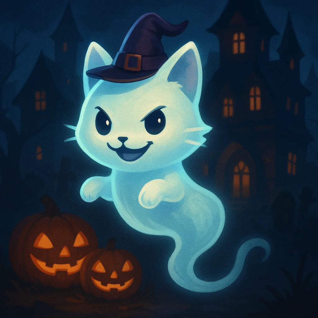 Ghost Cat mascot
